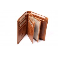 Pánska kožená peňaženka Hunters Mayank PKP018 hnedá