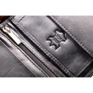 Pánska kožená peňaženka Wild Himanshu PKP024 čierna