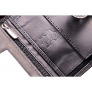 Pánska kožená peňaženka Wild Jitendra PKP001 čierna, hnedá