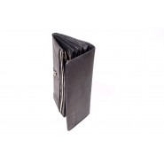 Dámska kožená peňaženka Wild Nastasiya DP007 čierna, hnedá
