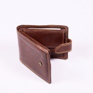 Men's leather wallet Hunters Vikas PKP014 brown