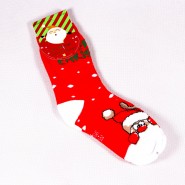 Children's Christmas socks Aura via DEVP002 red