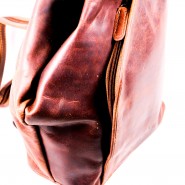 Kožený batoh 2v1 taška  Green wood Andrea vp033 