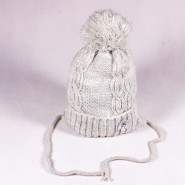Children's winter hat Stella ZCDE006 pink, gray