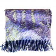 Women's scarf Julies Choice Gogh1 SL010 blue-violet
